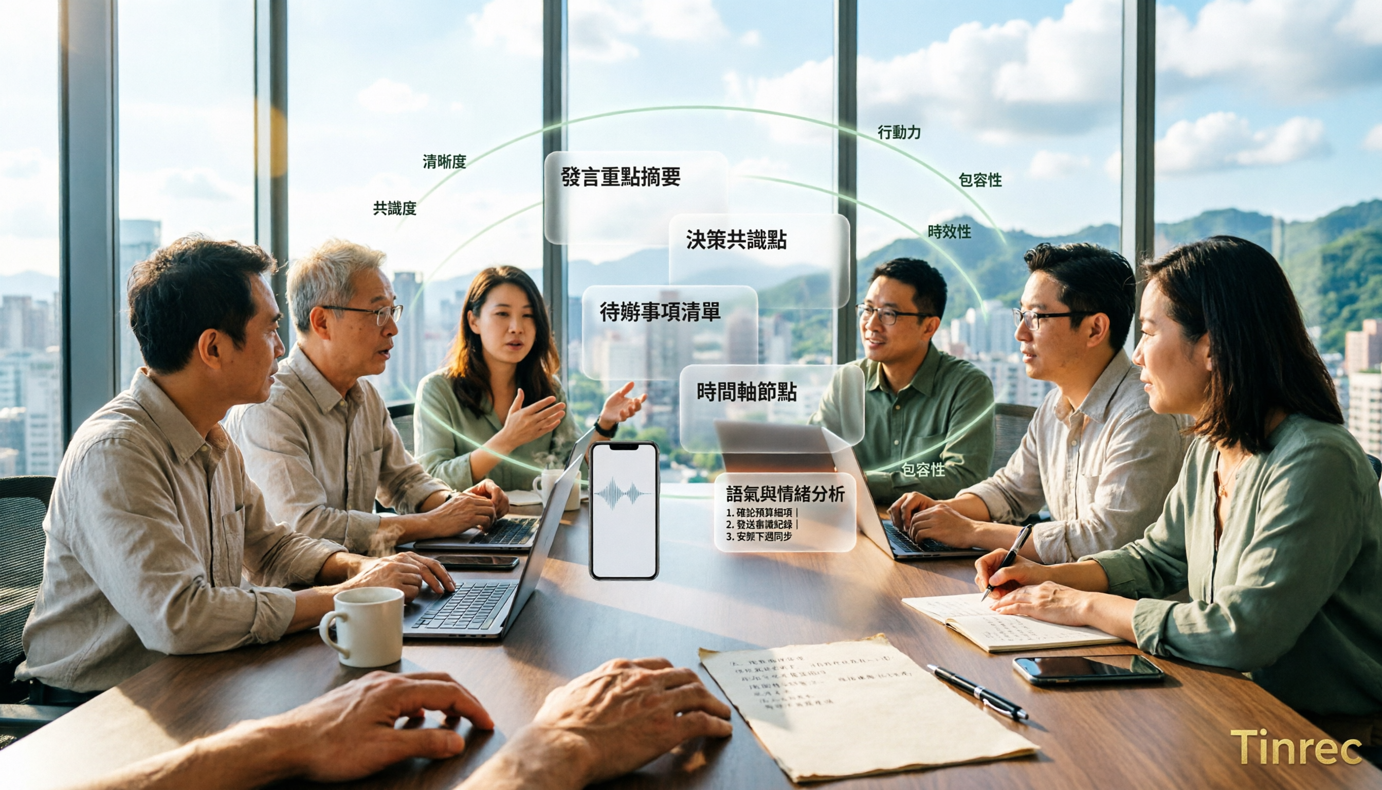 2026年Tinrec vs Otter.ai：5維度PK，中文會議智能體誰更強？