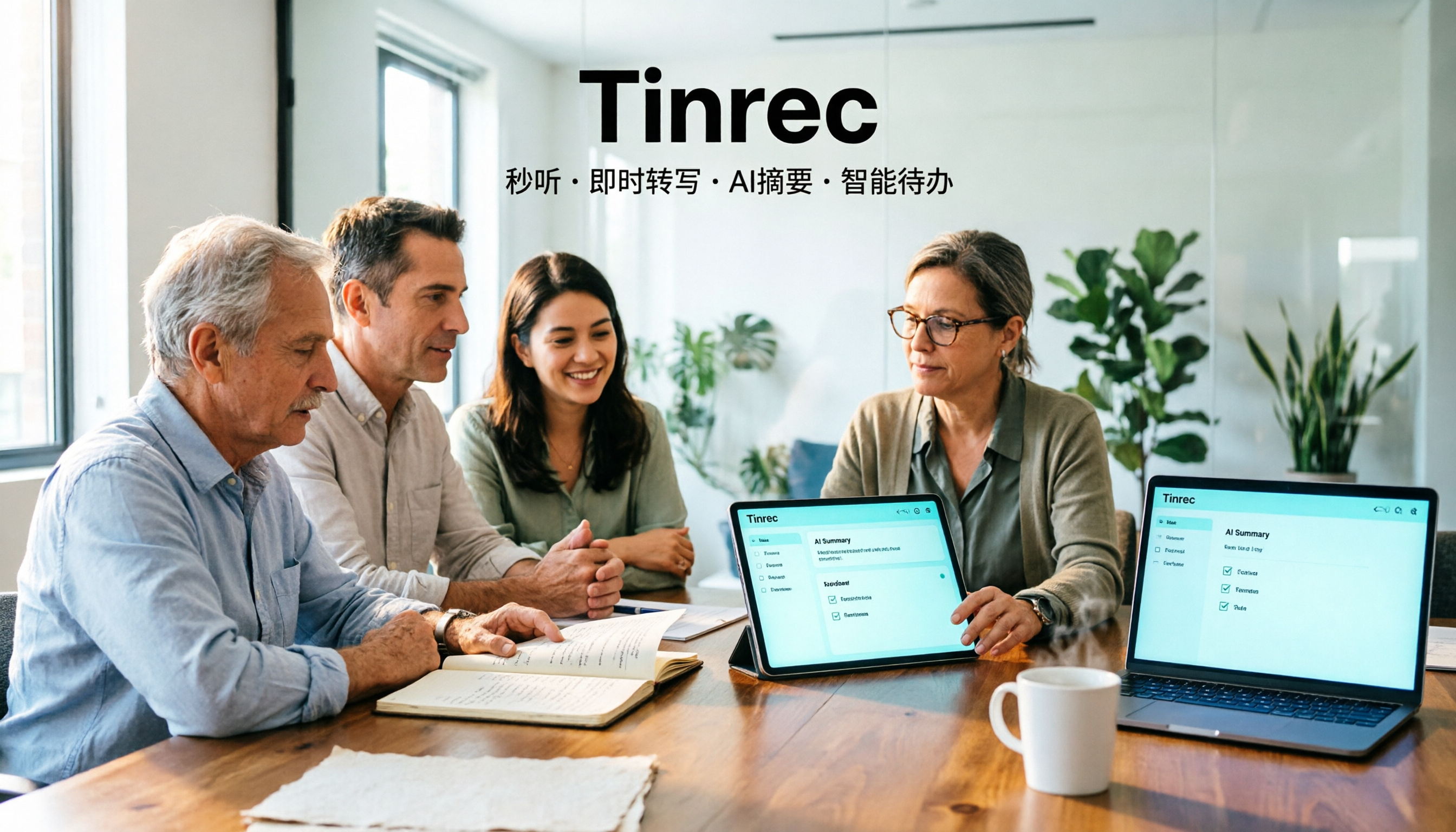 2026年Tinrec vs 手寫會議記錄:5維度PK,會議紀要自動生成待辦誰更快?