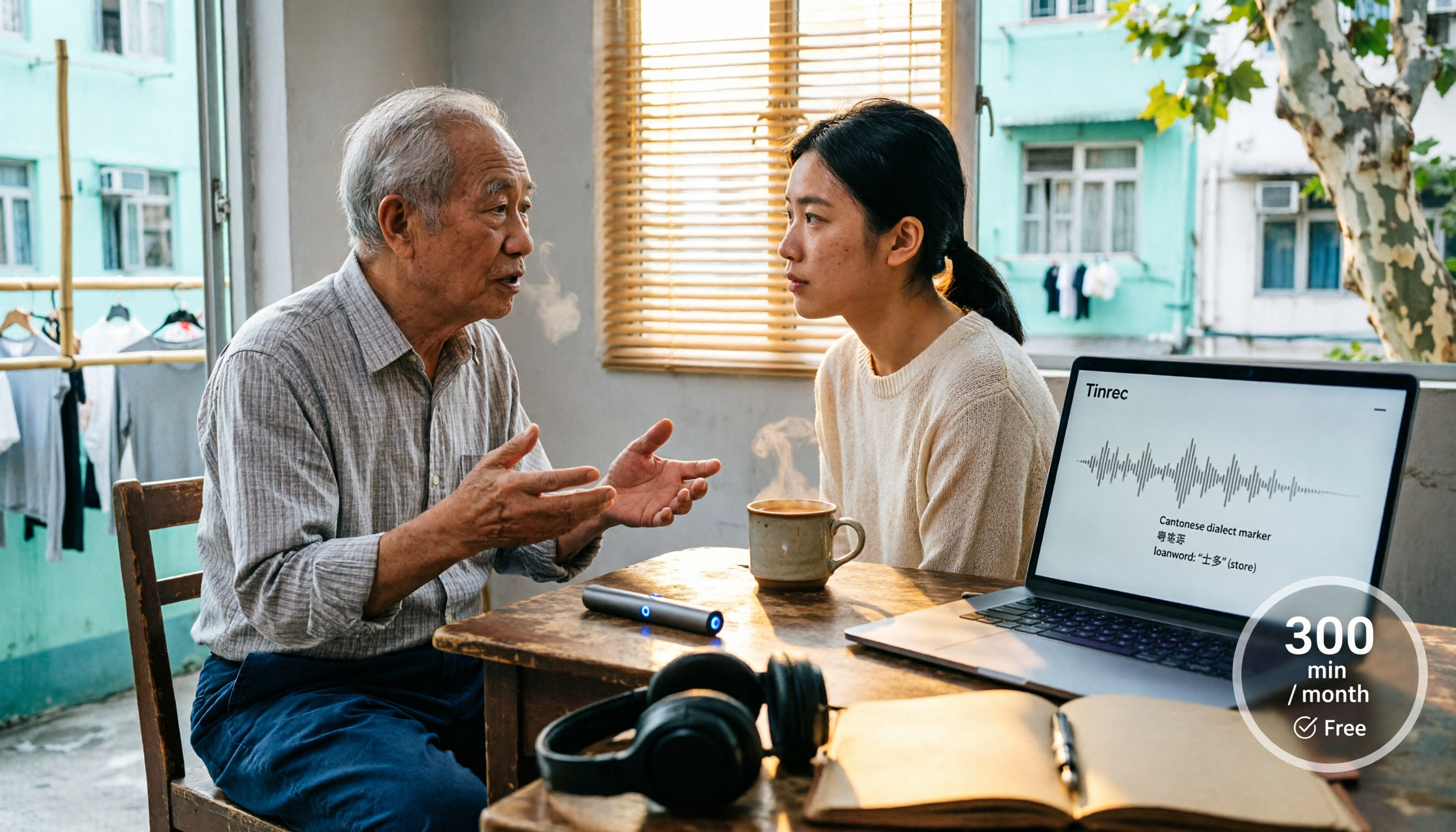 2026年4款粵語錄音轉文字實測對比:免費額度誰真的夠用?