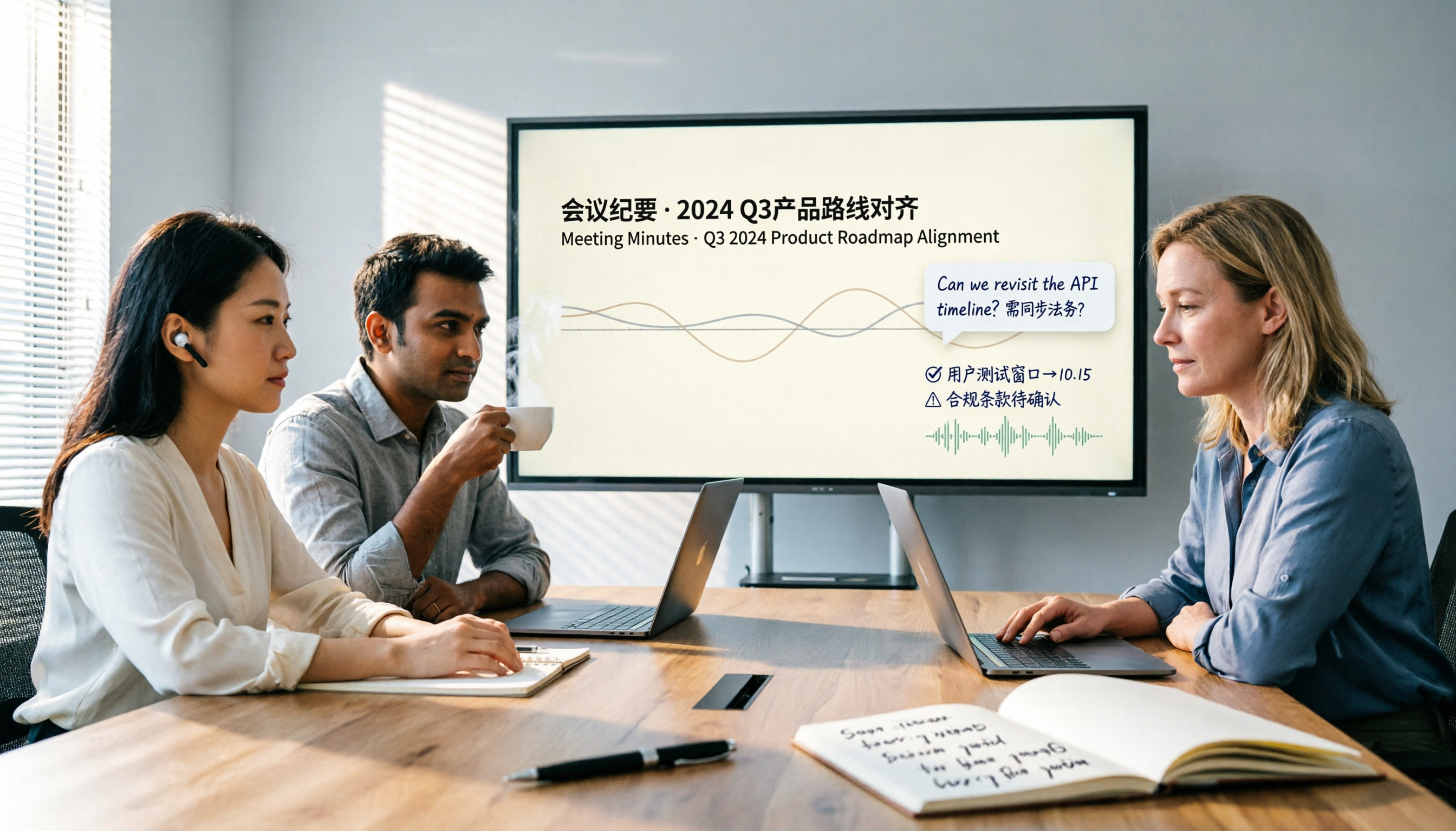 多語言會議記錄工具哪款好?2026年實測4款,中文會議這款最夠用