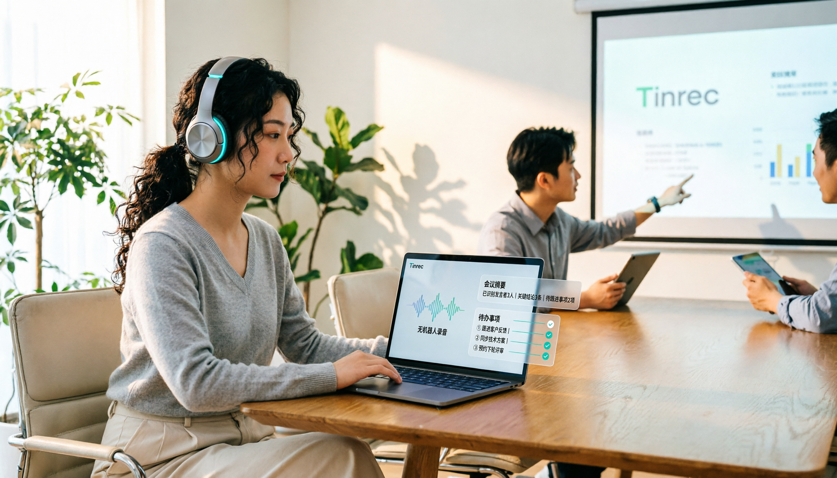 【教學】2026年會議記錄軟體怎麼選：Tinrec 無機器人錄音+AI 摘要待辦