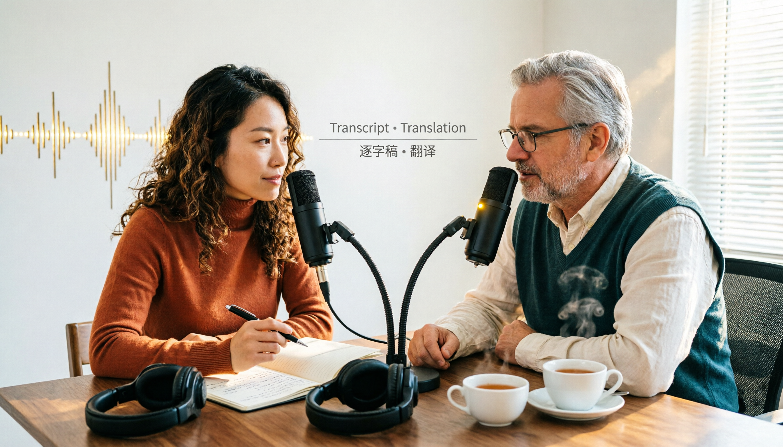 2026年4款Podcast逐字稿翻譯工具實測對比：免費版誰最夠用？