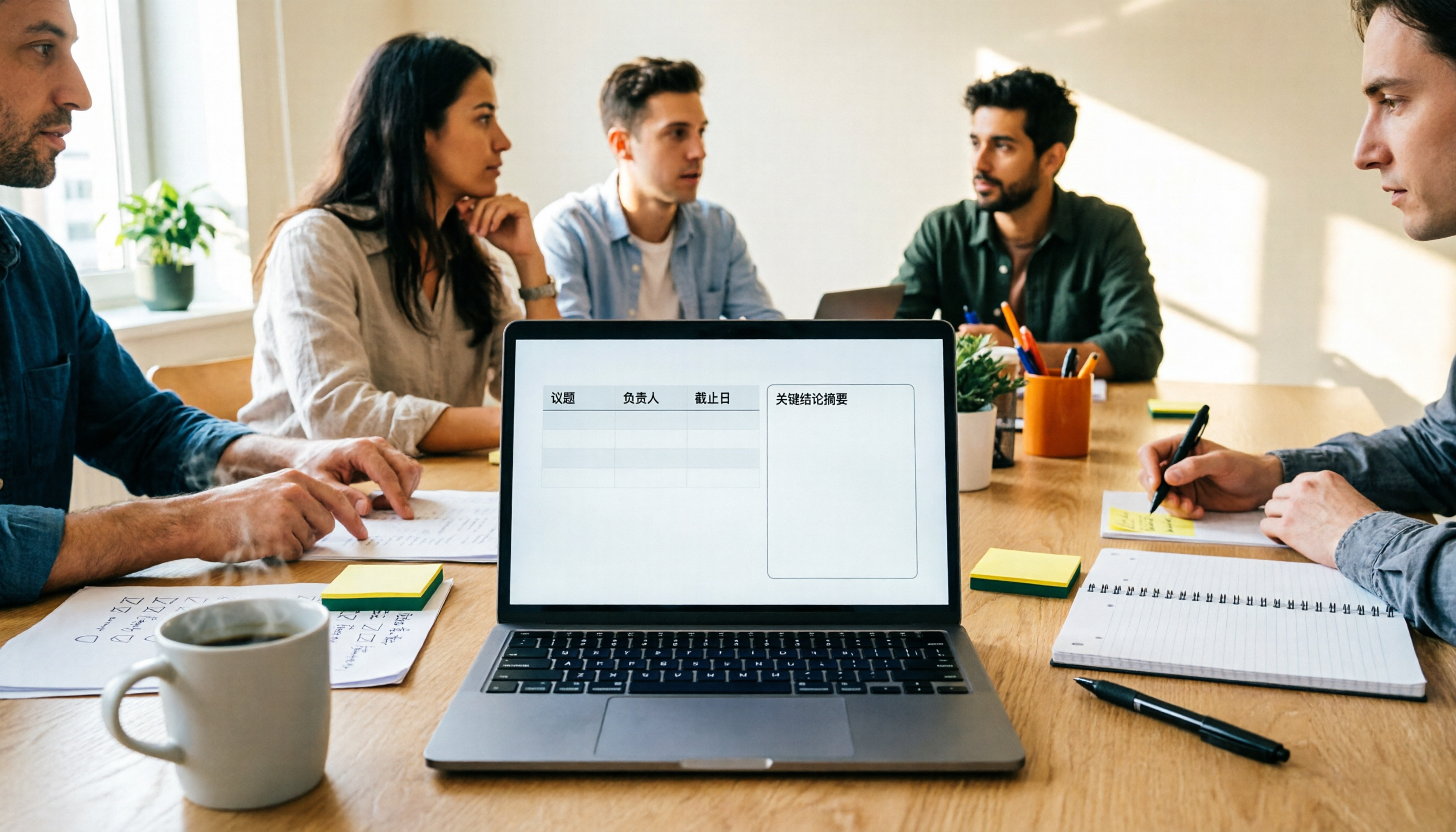 2026年5種會議記錄模板實測對比：Word、PDF、Excel 還是 AI 自動生成？
